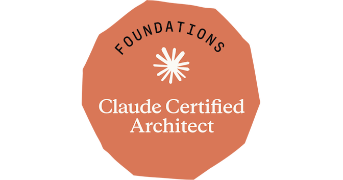 Claude Certified Architect – Foundations badge issued by Anthropic